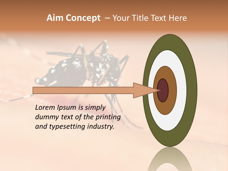 Medicine Black Aedes PowerPoint Template