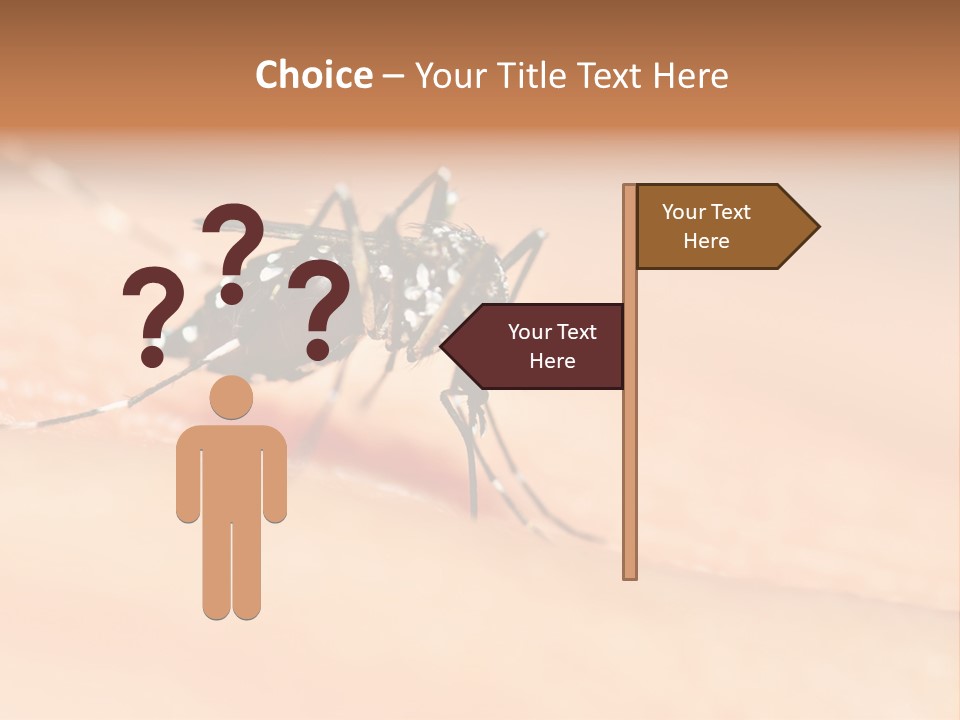 Medicine Black Aedes PowerPoint Template