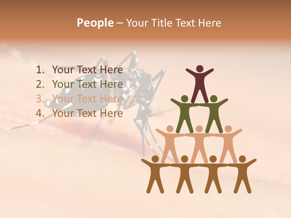 Medicine Black Aedes PowerPoint Template