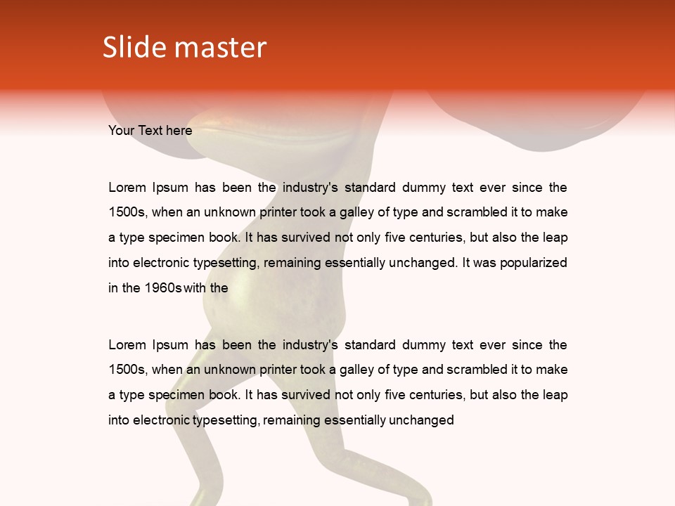 Environment Tropical Amphibian PowerPoint Template