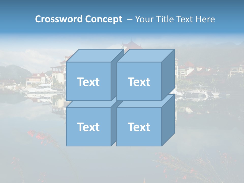 Resort Panorama Island PowerPoint Template