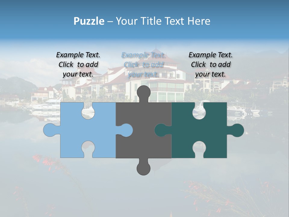 Resort Panorama Island PowerPoint Template