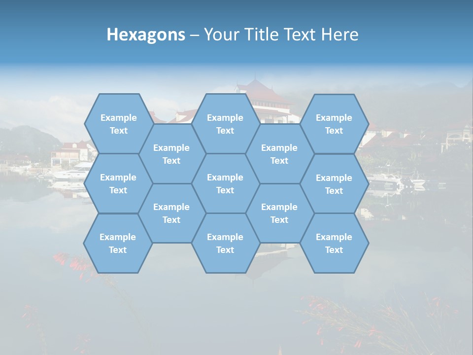 Resort Panorama Island PowerPoint Template