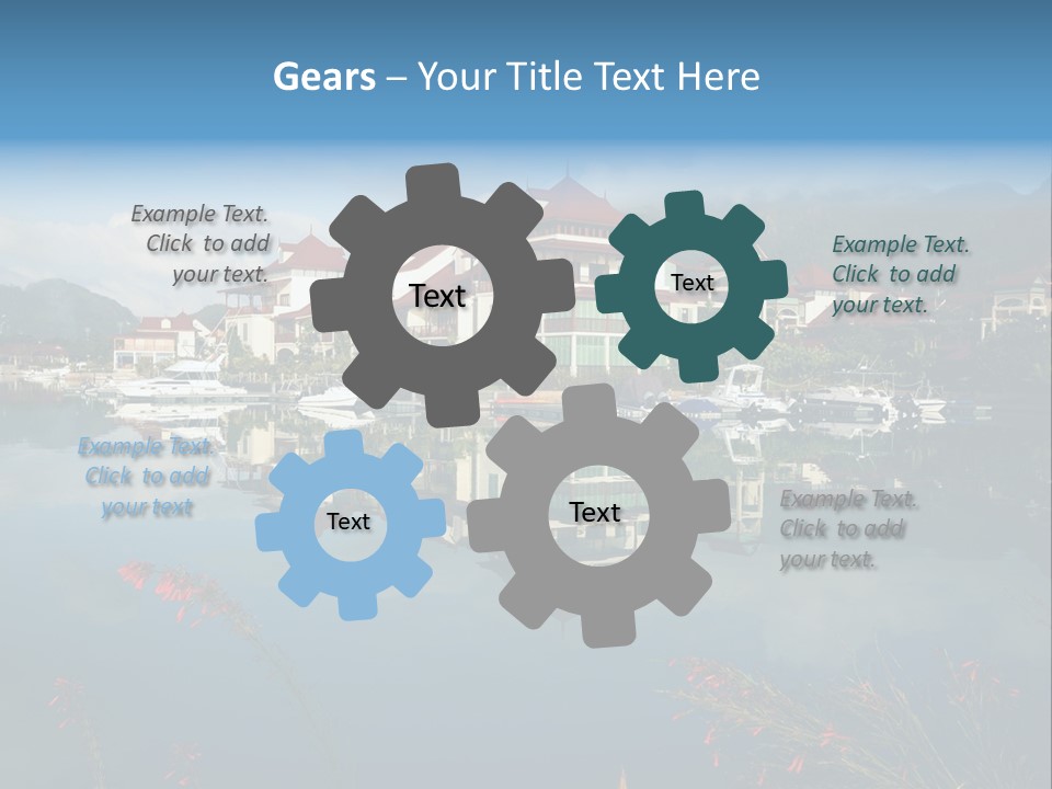 Resort Panorama Island PowerPoint Template