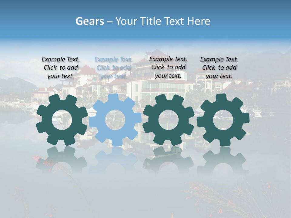 Resort Panorama Island PowerPoint Template