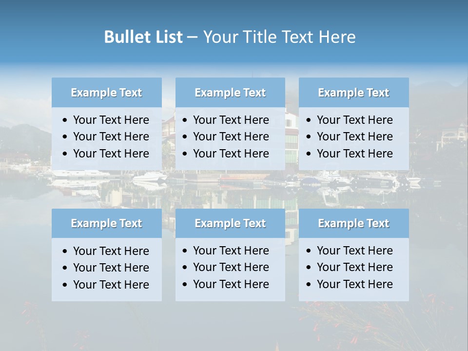 Resort Panorama Island PowerPoint Template