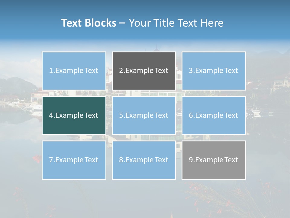 Resort Panorama Island PowerPoint Template