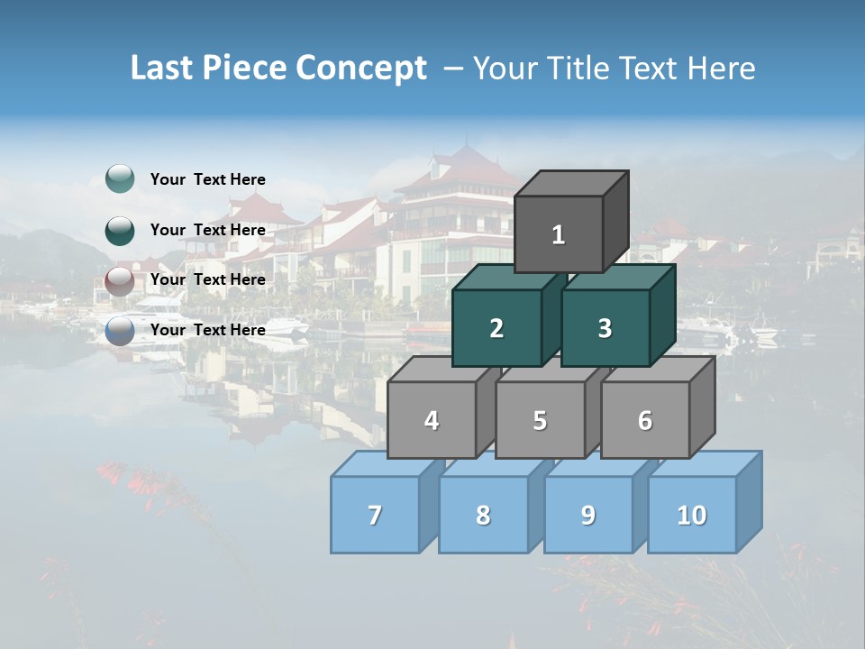 Resort Panorama Island PowerPoint Template