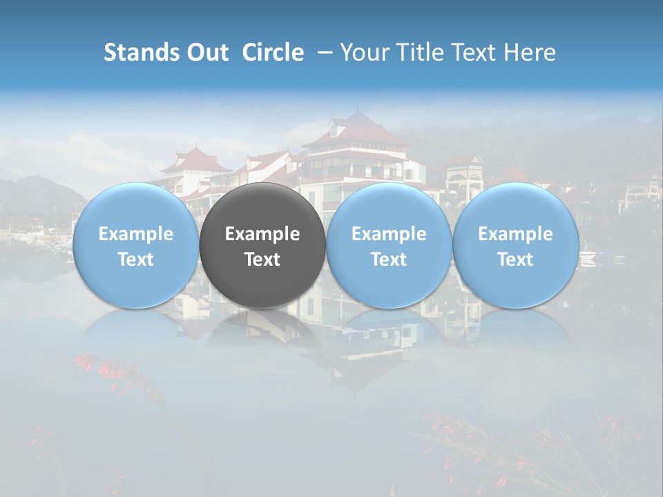 Resort Panorama Island PowerPoint Template