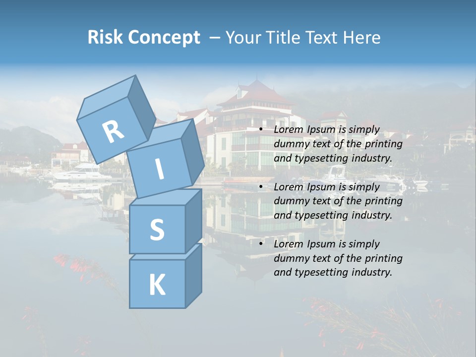 Resort Panorama Island PowerPoint Template