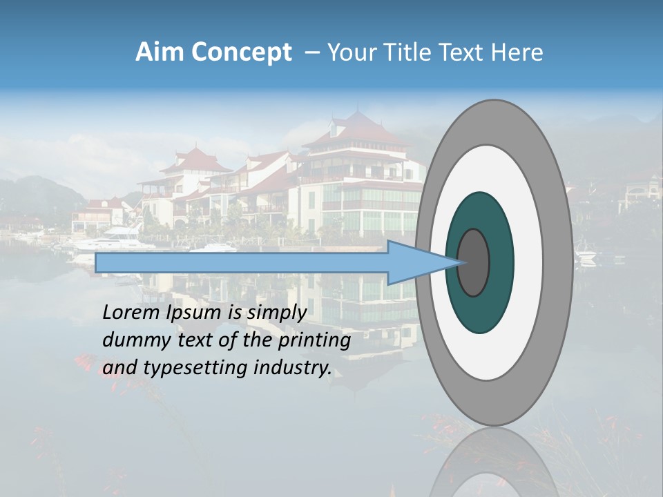 Resort Panorama Island PowerPoint Template