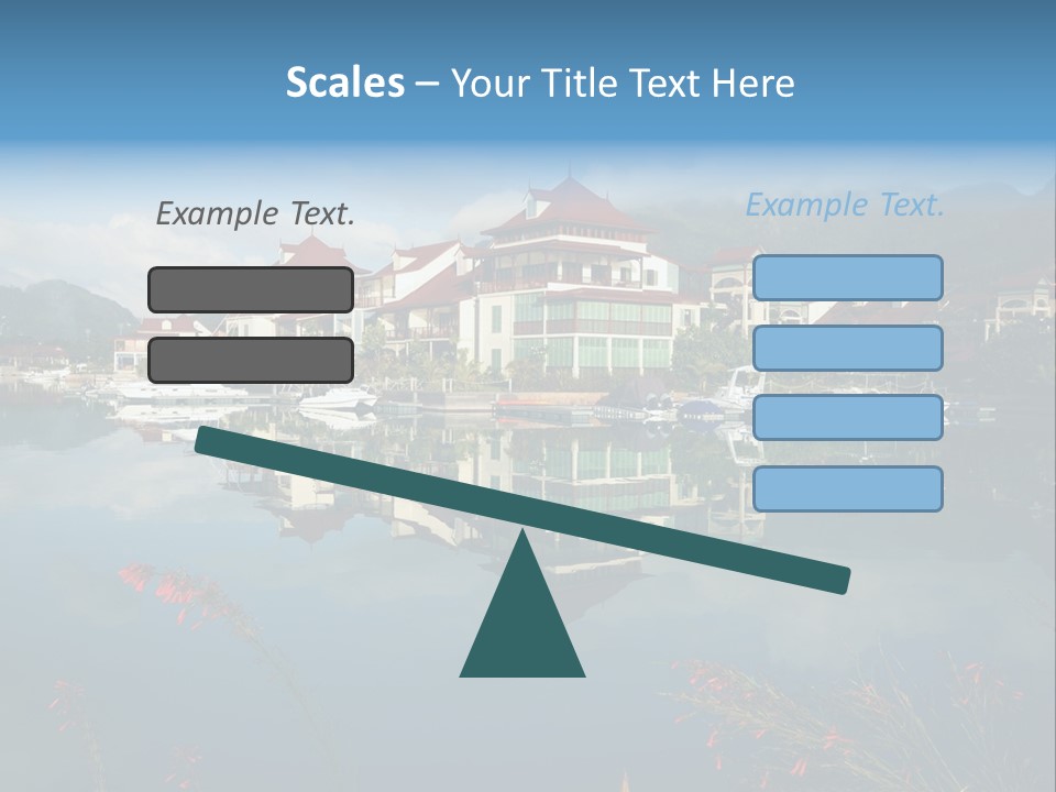 Resort Panorama Island PowerPoint Template