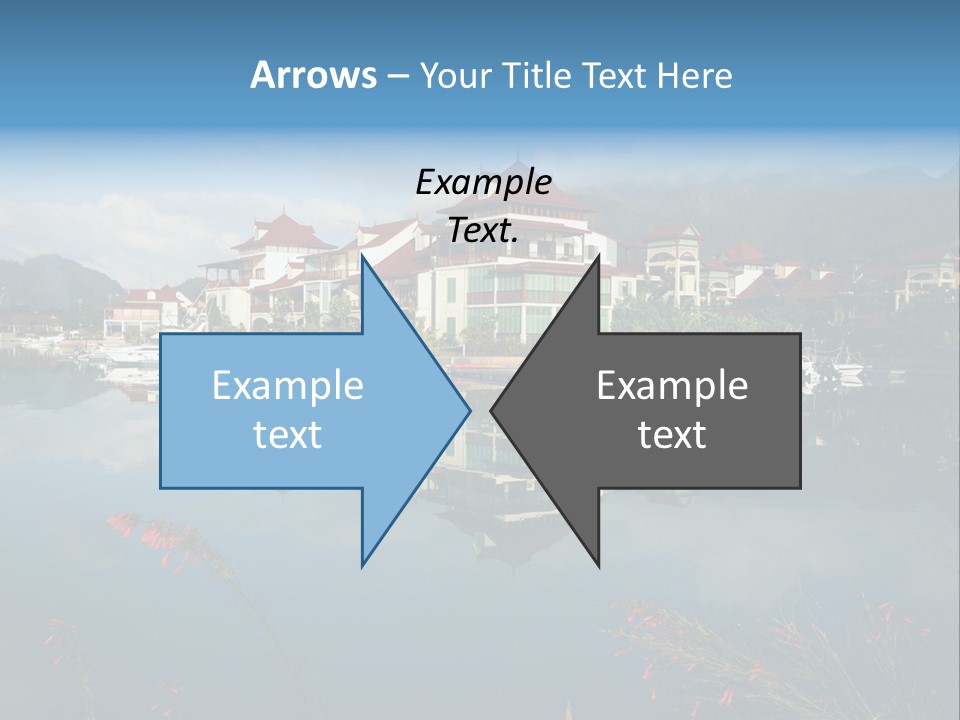 Resort Panorama Island PowerPoint Template