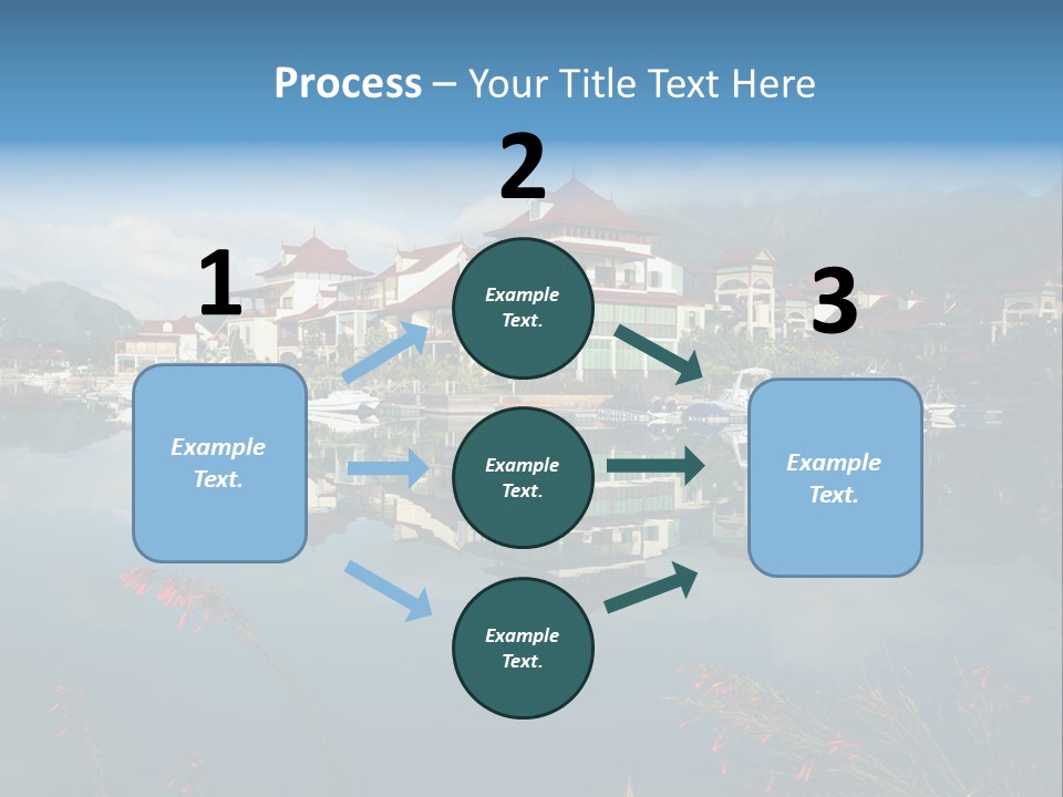 Resort Panorama Island PowerPoint Template