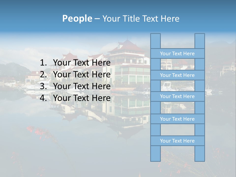 Resort Panorama Island PowerPoint Template