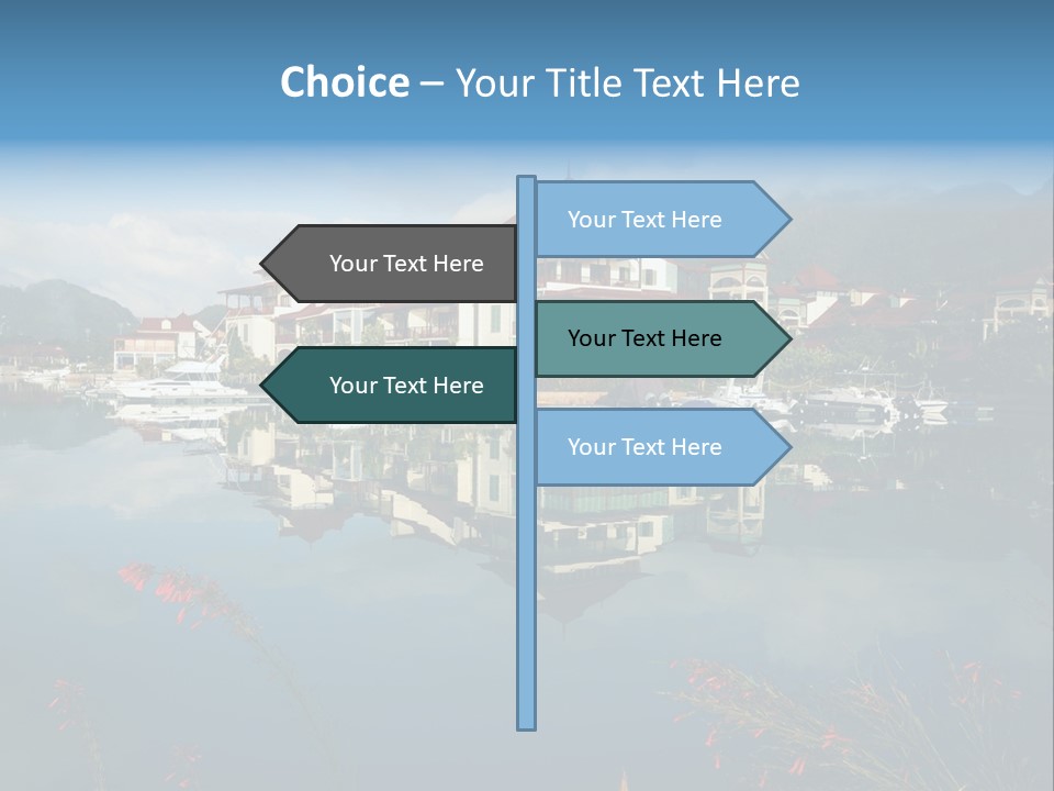 Resort Panorama Island PowerPoint Template