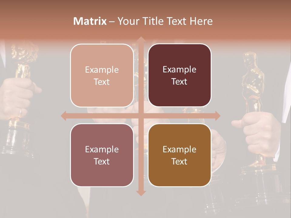 Entertainment Trophy Award PowerPoint Template