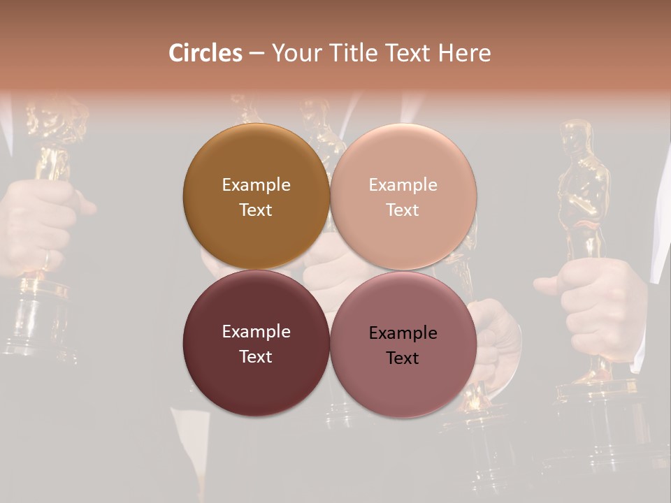 Entertainment Trophy Award PowerPoint Template