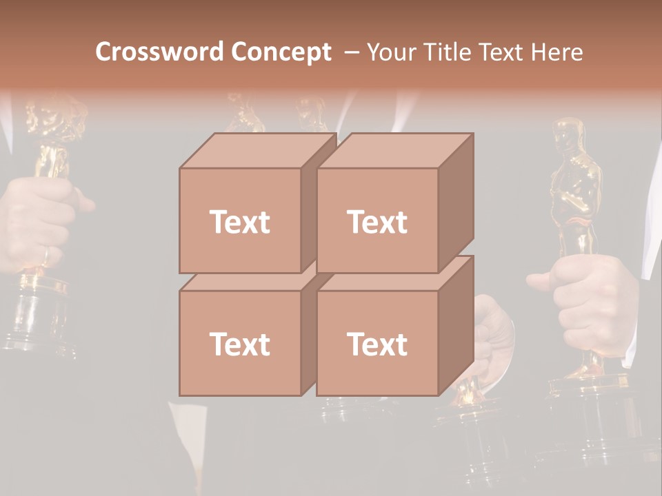 Entertainment Trophy Award PowerPoint Template