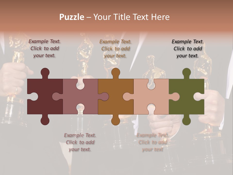 Entertainment Trophy Award PowerPoint Template