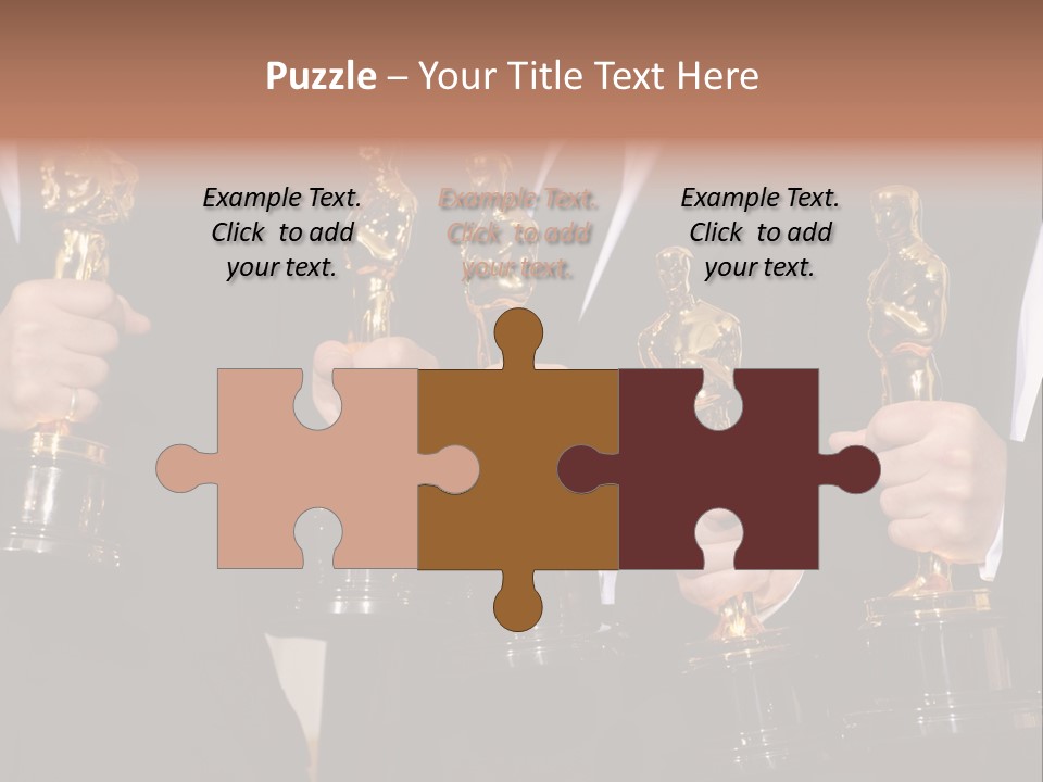 Entertainment Trophy Award PowerPoint Template