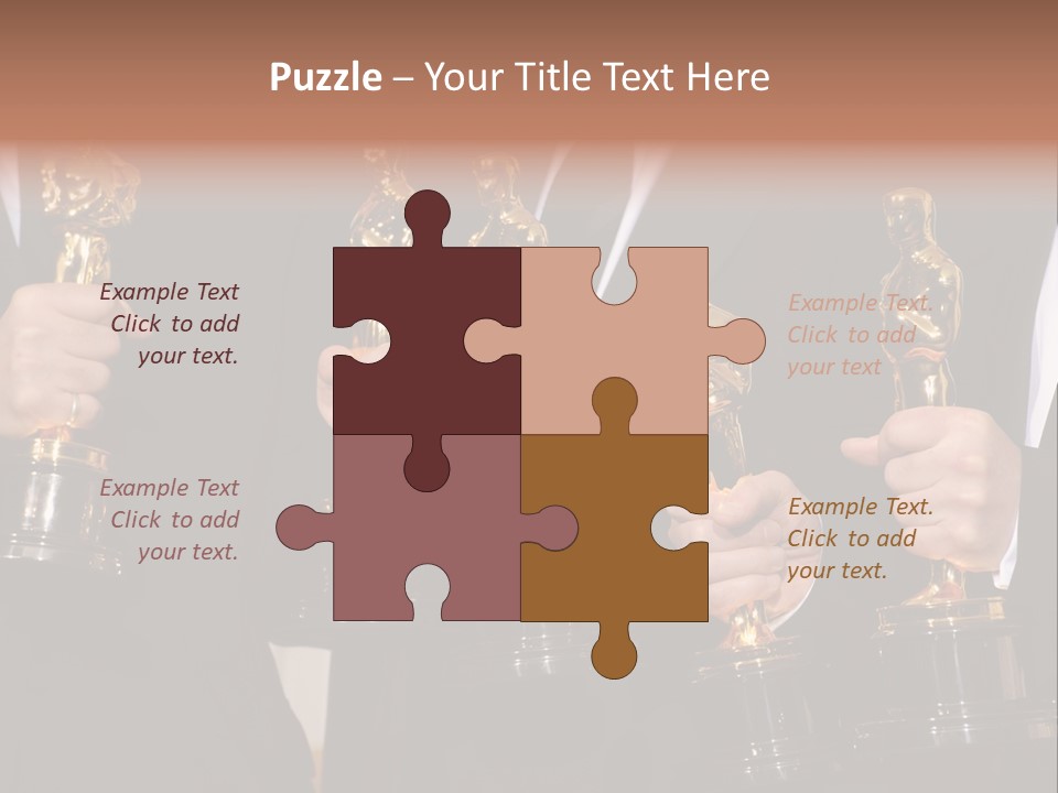 Entertainment Trophy Award PowerPoint Template