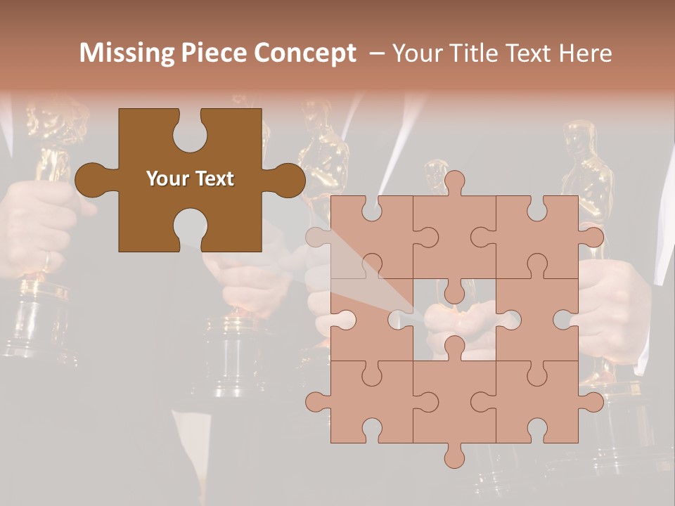 Entertainment Trophy Award PowerPoint Template