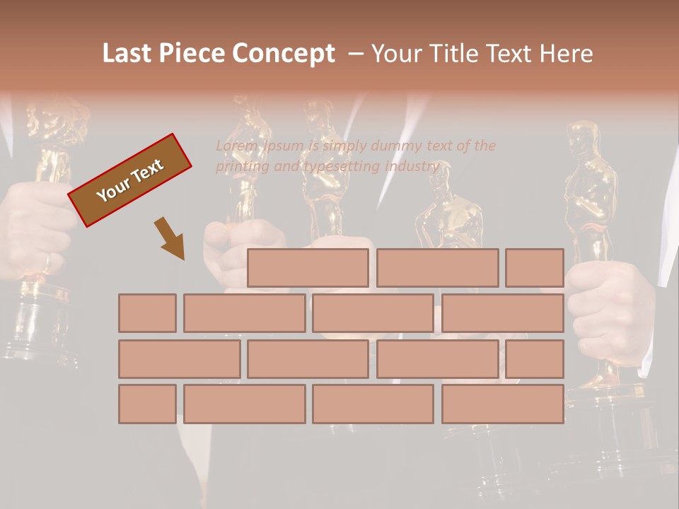 Entertainment Trophy Award PowerPoint Template