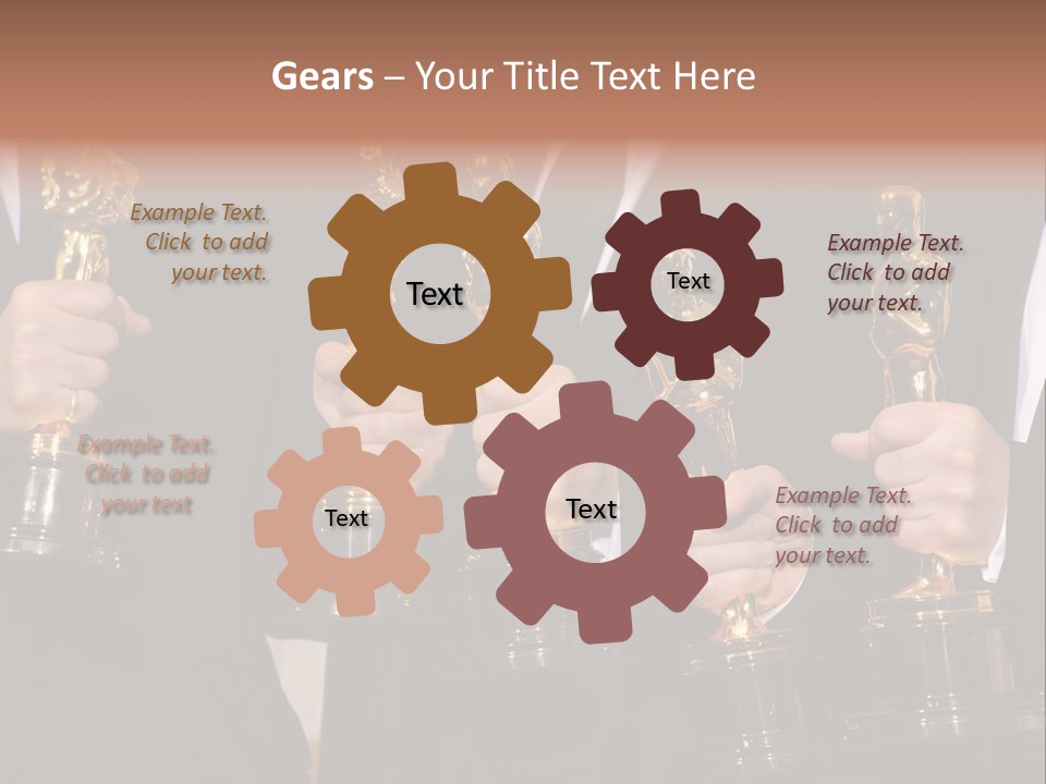 Entertainment Trophy Award PowerPoint Template