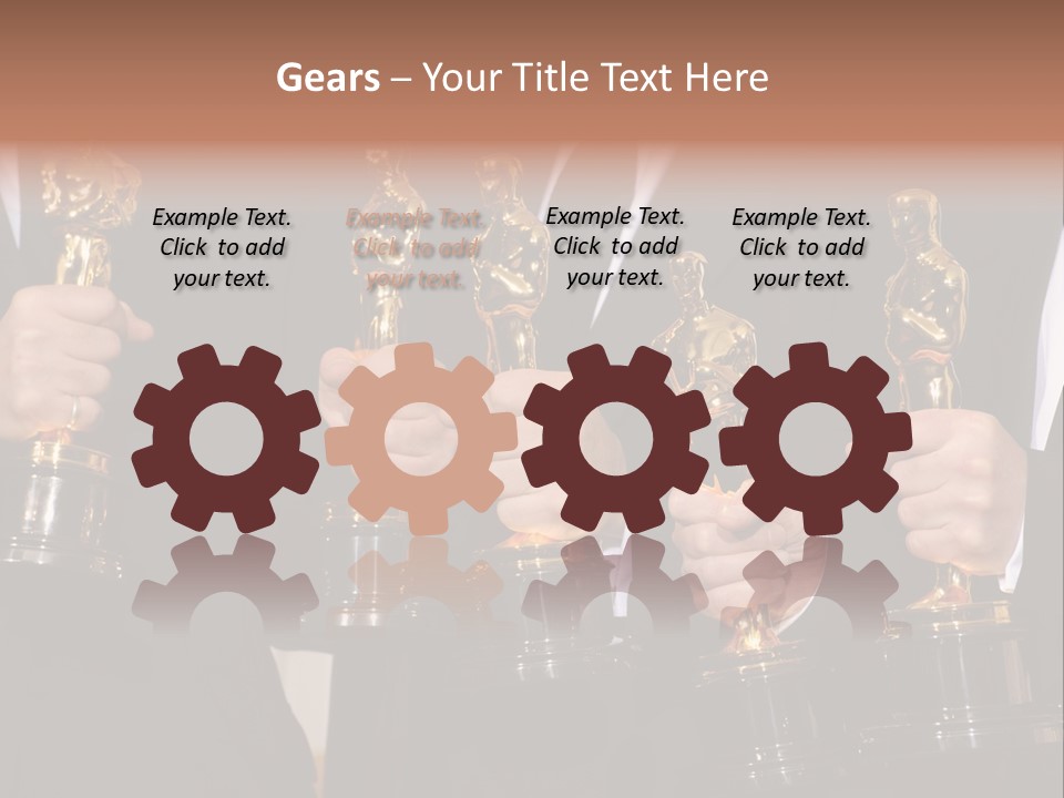 Entertainment Trophy Award PowerPoint Template