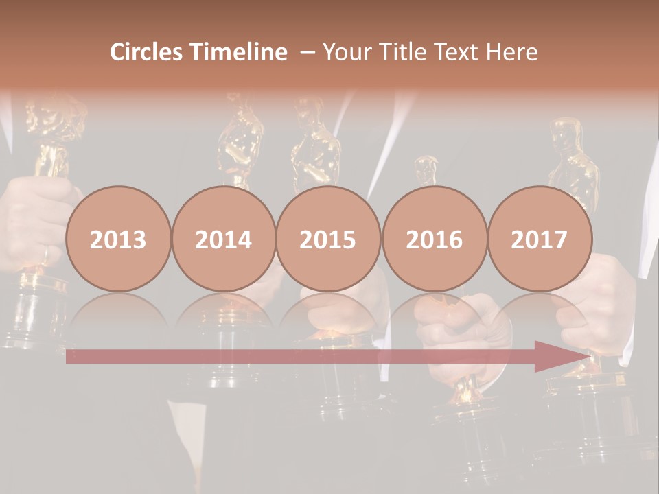 Entertainment Trophy Award PowerPoint Template