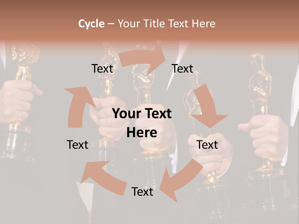 Entertainment Trophy Award PowerPoint Template