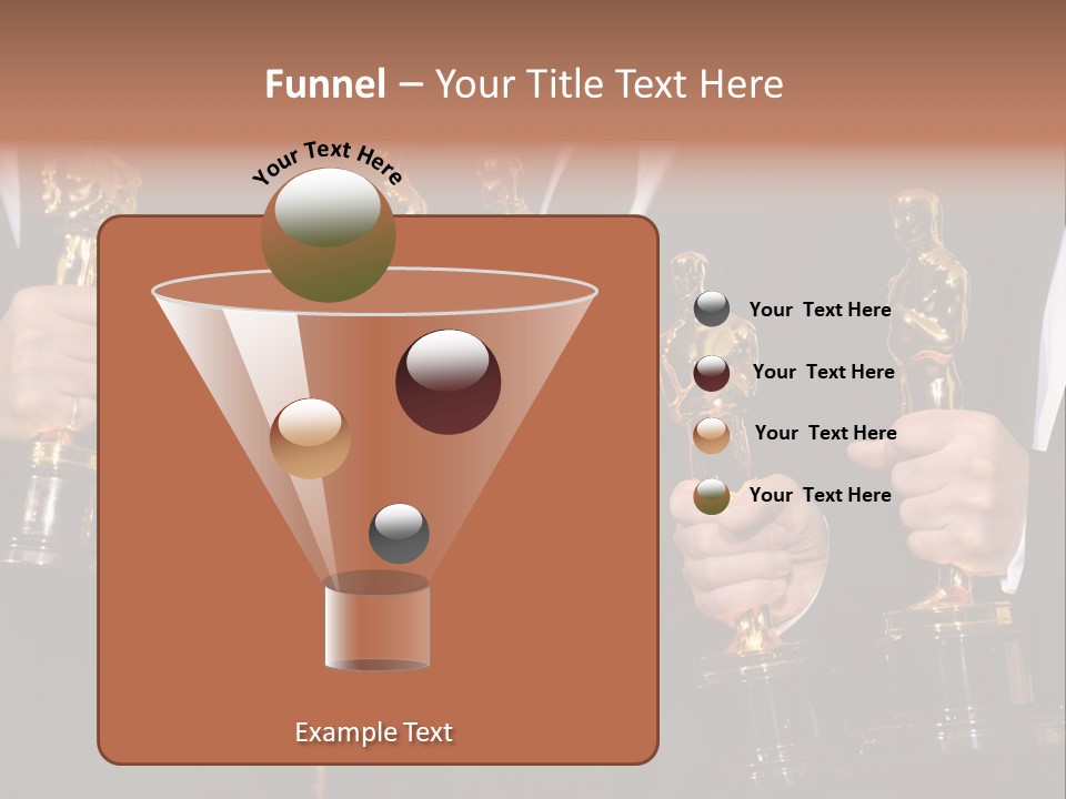 Entertainment Trophy Award PowerPoint Template