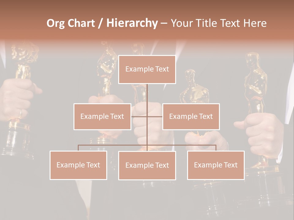 Entertainment Trophy Award PowerPoint Template