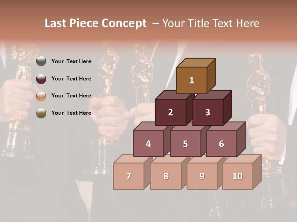 Entertainment Trophy Award PowerPoint Template