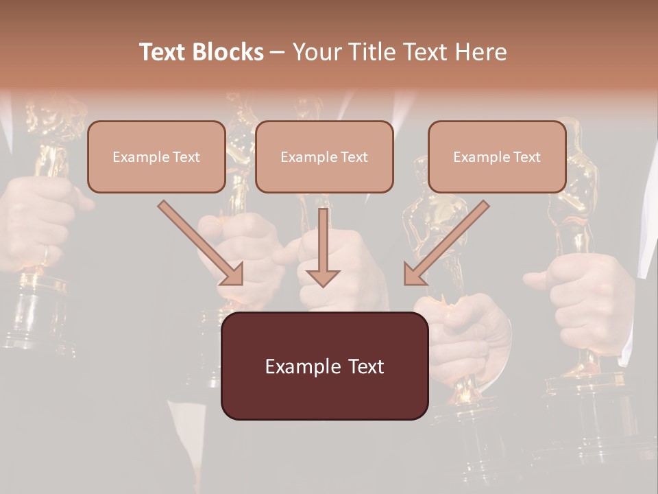 Entertainment Trophy Award PowerPoint Template