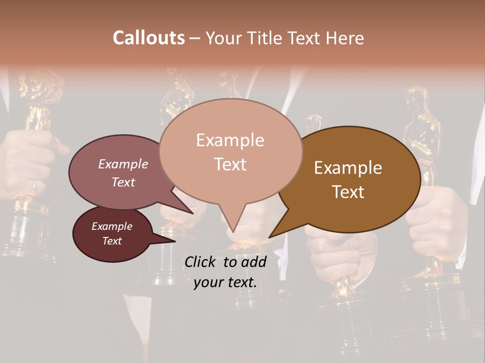 Entertainment Trophy Award PowerPoint Template