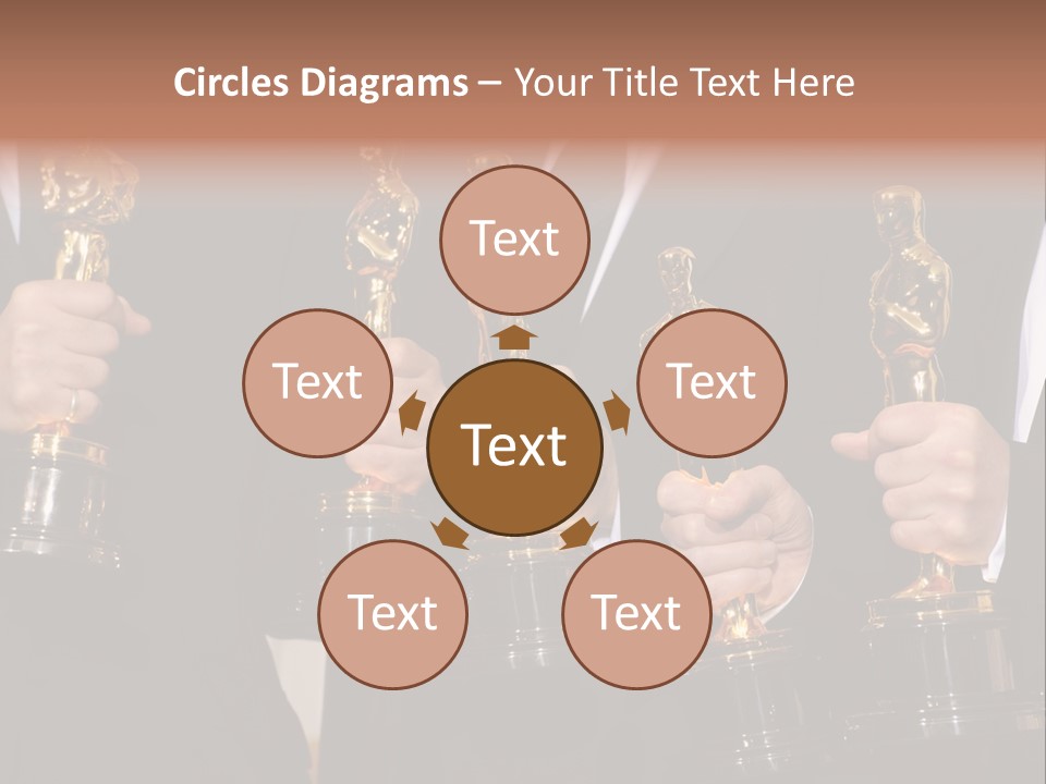 Entertainment Trophy Award PowerPoint Template