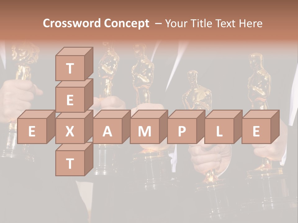 Entertainment Trophy Award PowerPoint Template