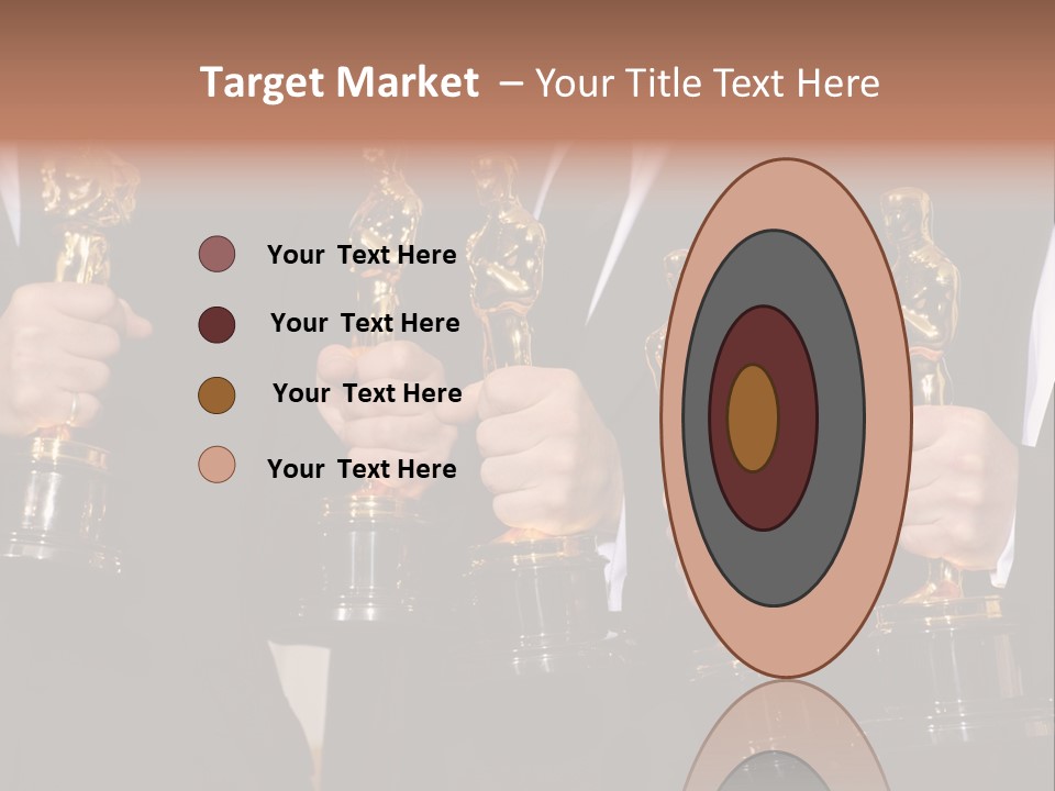 Entertainment Trophy Award PowerPoint Template