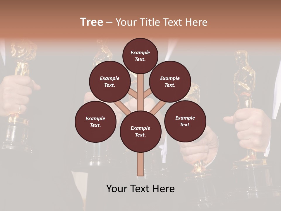 Entertainment Trophy Award PowerPoint Template