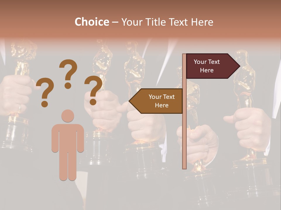 Entertainment Trophy Award PowerPoint Template