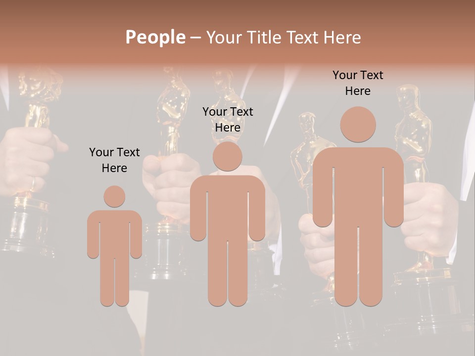 Entertainment Trophy Award PowerPoint Template