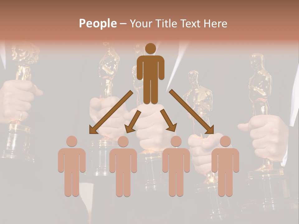 Entertainment Trophy Award PowerPoint Template