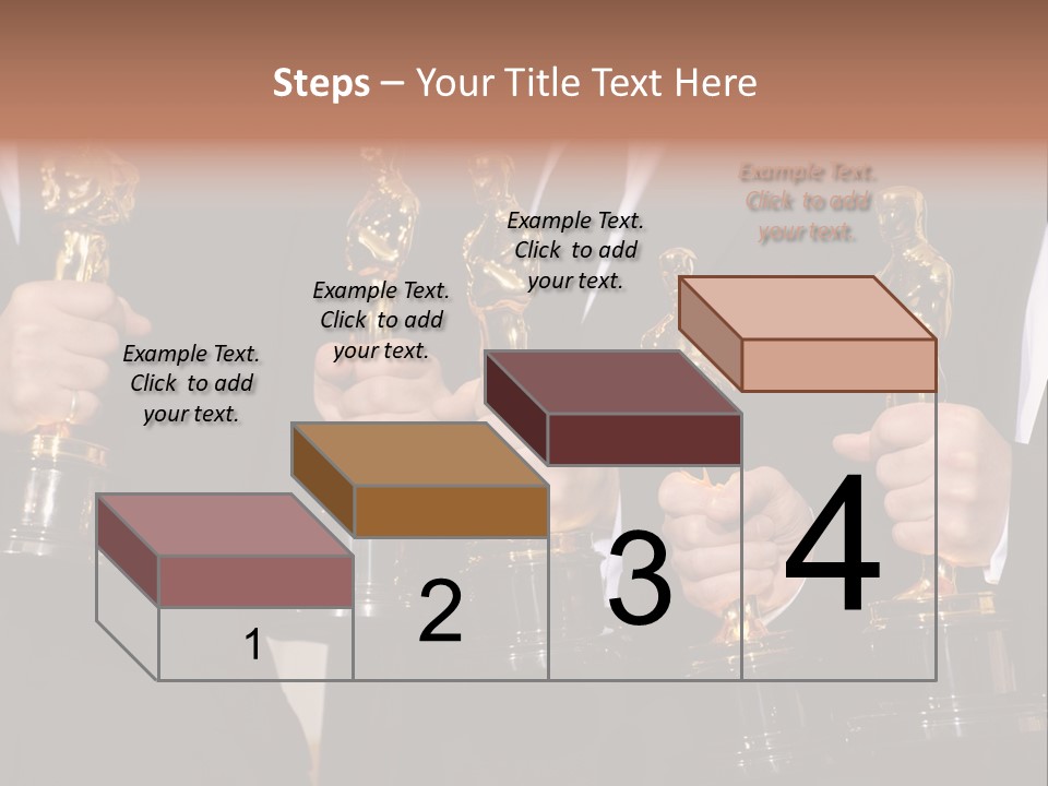 Entertainment Trophy Award PowerPoint Template