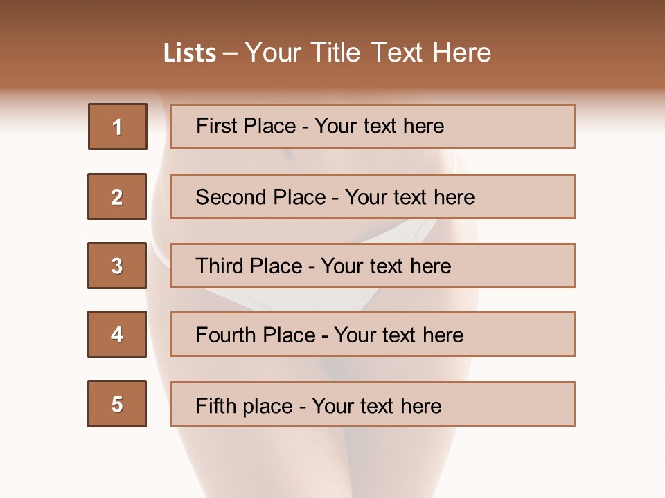 Slim Ass Hips PowerPoint Template