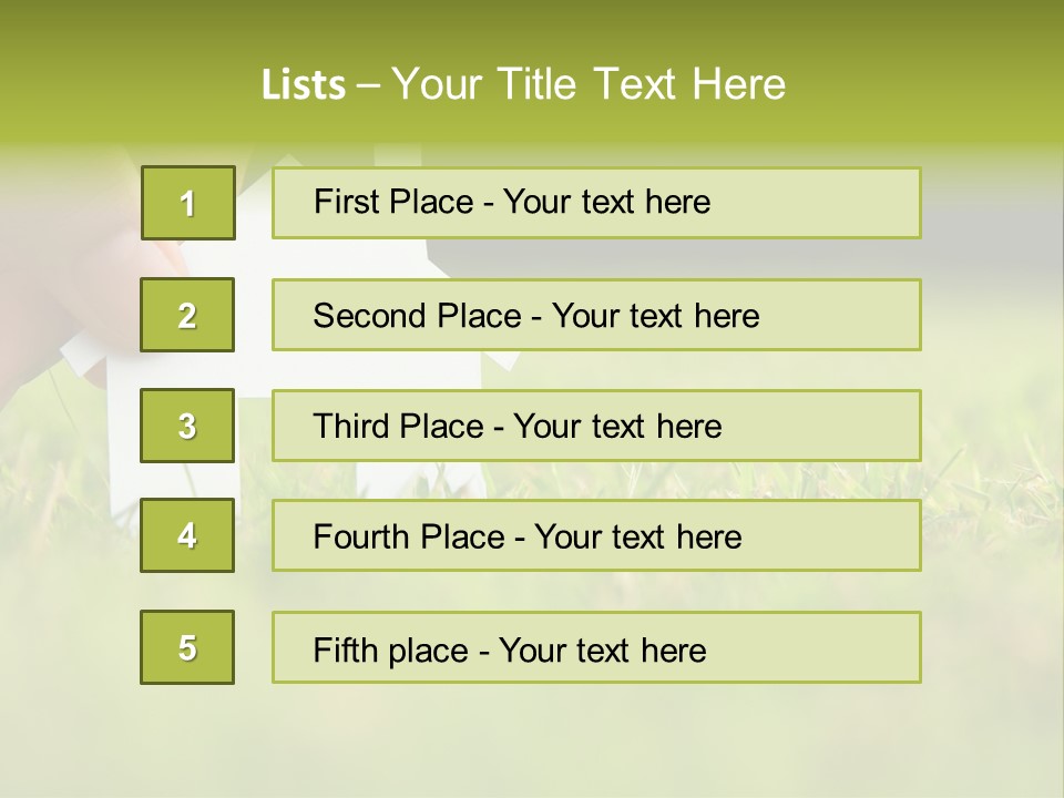 Architecture Investment Garden PowerPoint Template