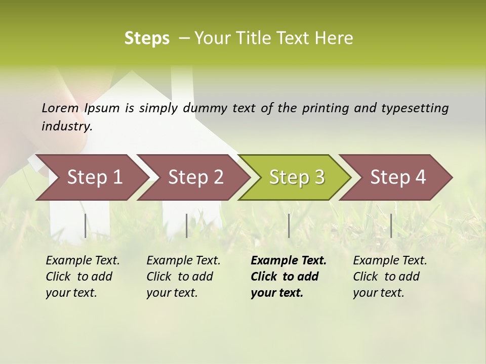 Architecture Investment Garden PowerPoint Template
