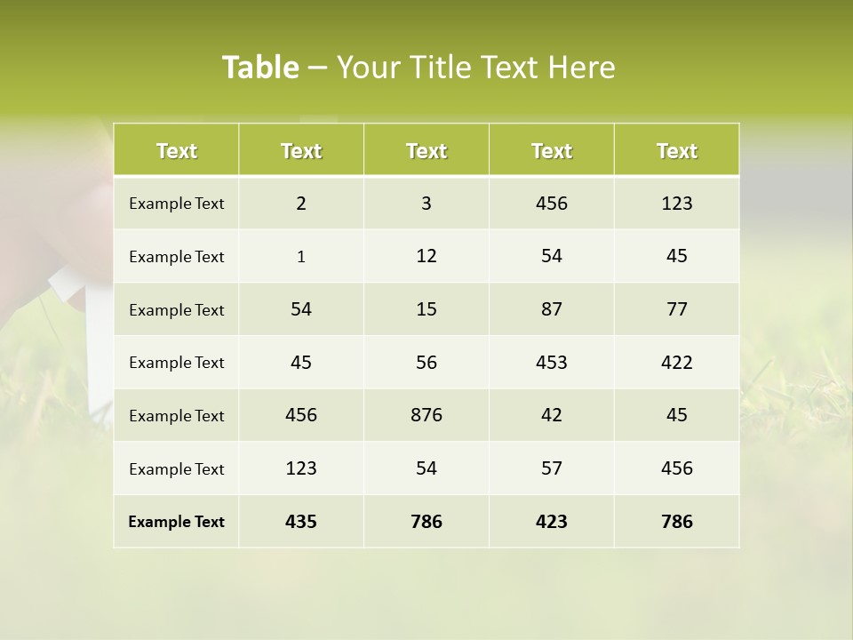 Architecture Investment Garden PowerPoint Template
