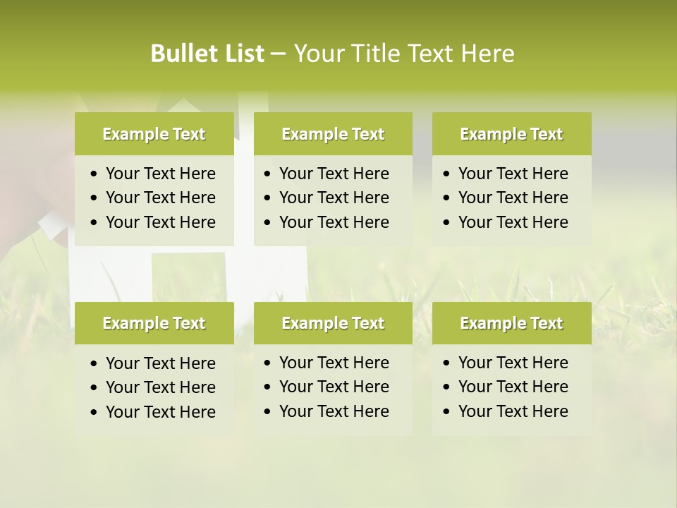 Architecture Investment Garden PowerPoint Template